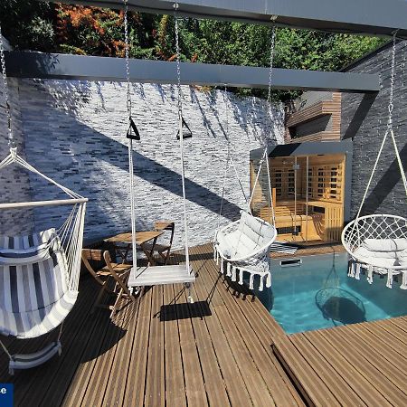 Piscine Chauffee Et Spa Jacuzzi Privatif Terrasse Sans Vis A Vis ,,,Sky House Agen,,, מראה חיצוני תמונה