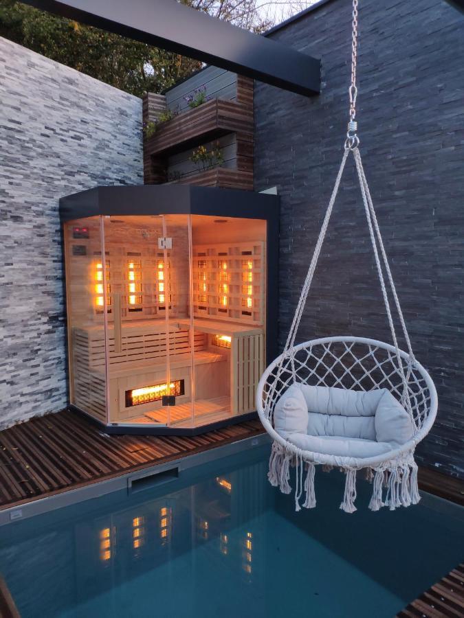 Piscine Chauffee Et Spa Jacuzzi Privatif Terrasse Sans Vis A Vis ,,,Sky House Agen,,, מראה חיצוני תמונה